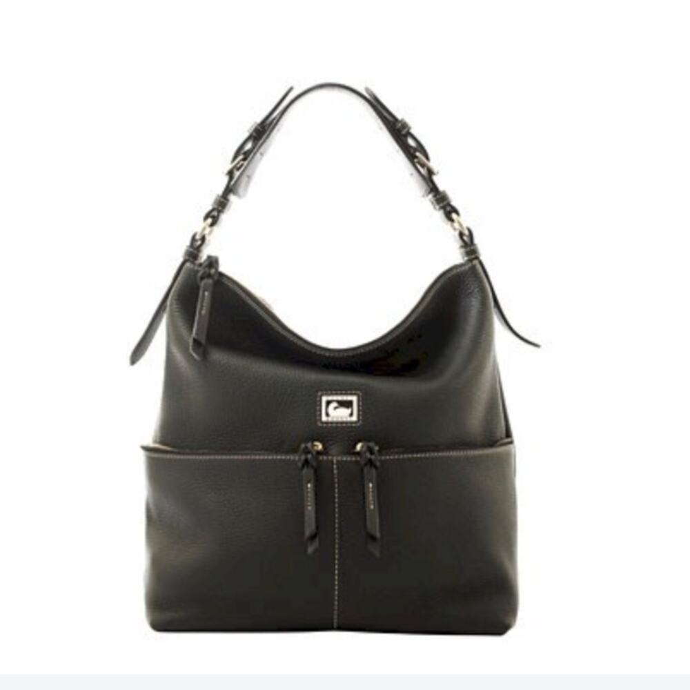 EUC Dooney & Bourke Dillen II Medium Zipper Pocket Sac in Black